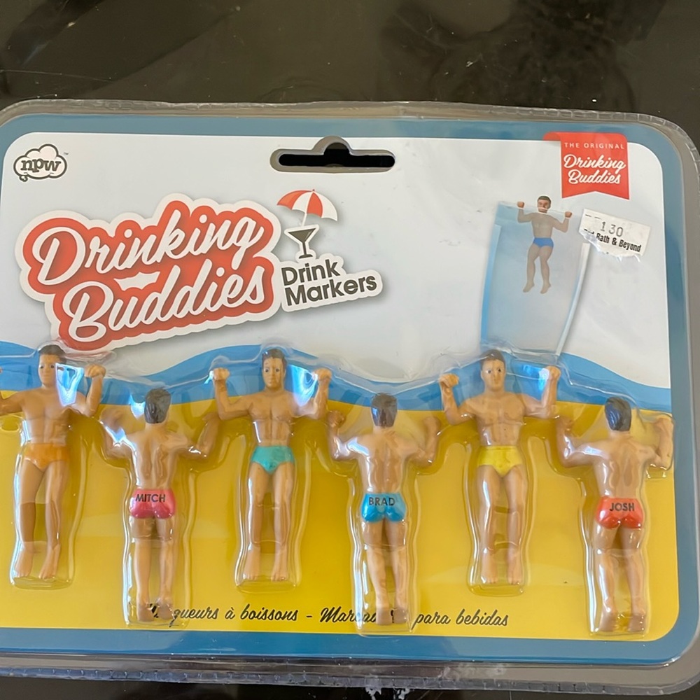 Super fun Drinking Buddies drink markers